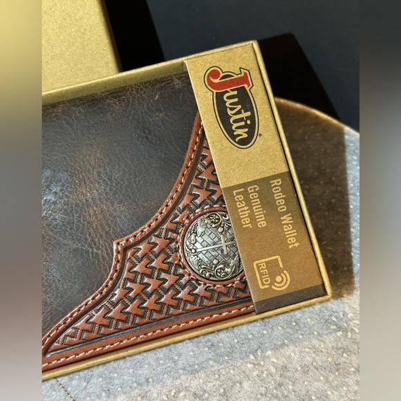 JUSTIN MEN'S RODEO WALLET - LEATHER - Picture 2 of 6